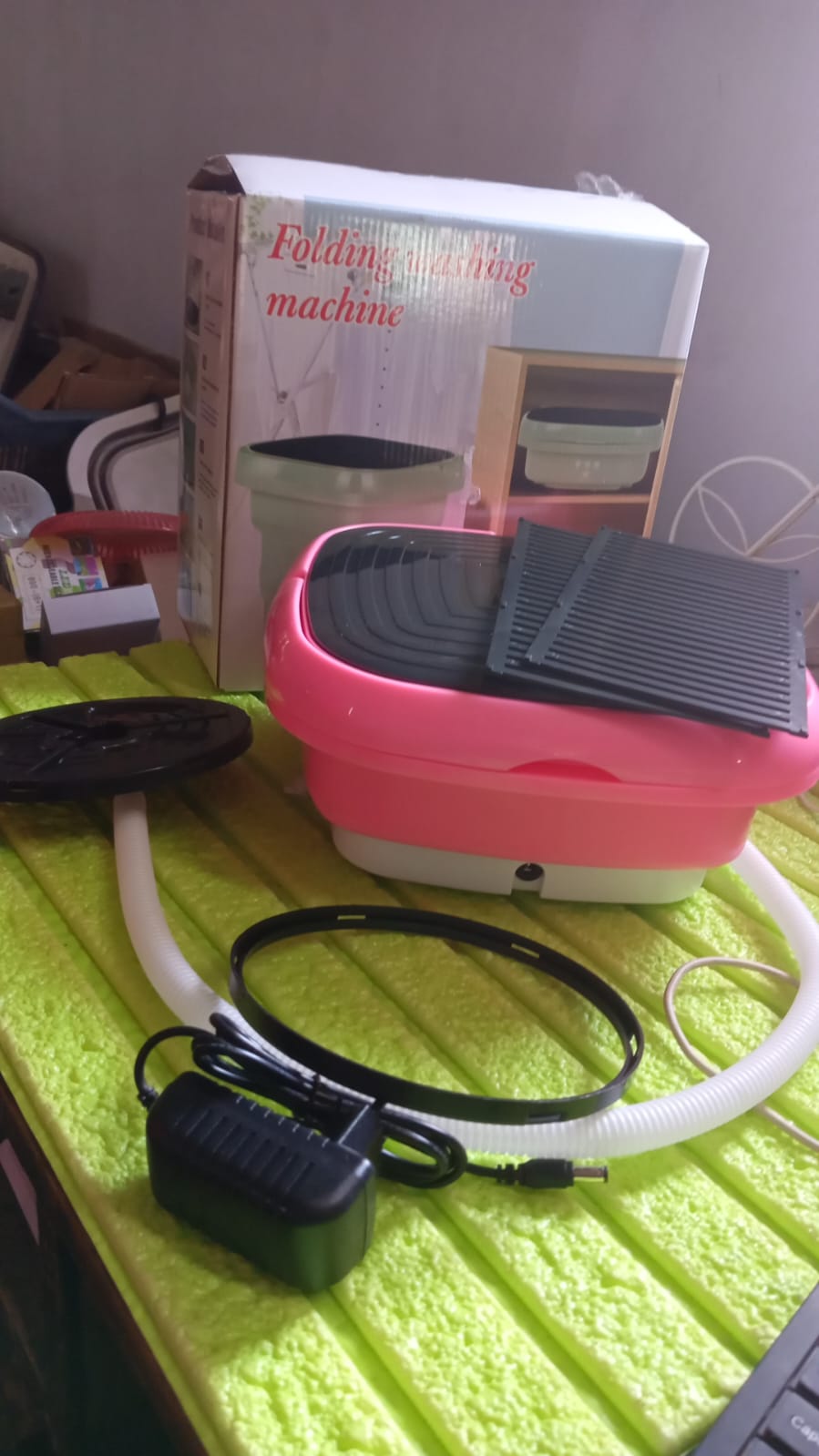 Folding Washing Machine, Mini Portable Washing Machine, Deep Cleaning, Mini Foldable Washing Machine, Suitable For Socks, Underwear, Baby Clothes & Other (1 Pc) Folding Washing Machine, Mini Portable Washing Machine, Deep Cleaning, Mini Foldable Washing Machine, Suitable For Socks, Underwear, Baby Clothes & Other (1 Pc)